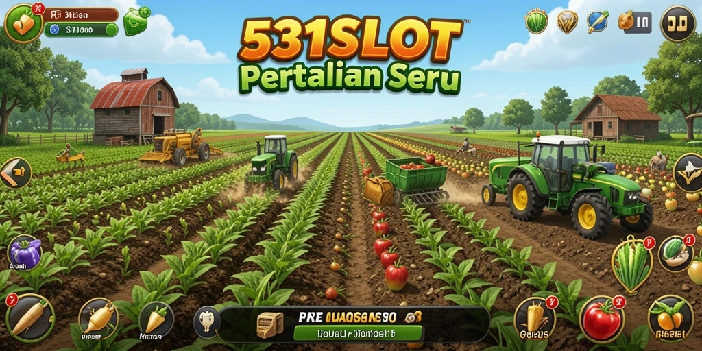 Tampilan menarik gameplay 531SLOT dalam bertani.
