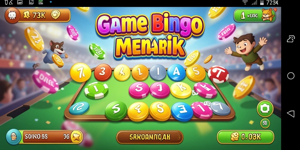Tampilan gameplay seru dan interaktif di 73K.