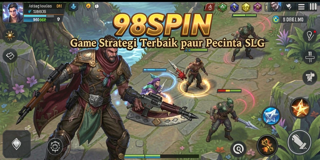 Tampilan gameplay strategis dalam 98SPIN yang menegangkan.