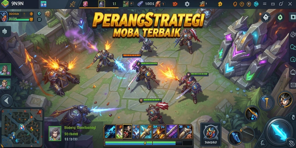Gameplay seru dan aksi intens di 9N9N.