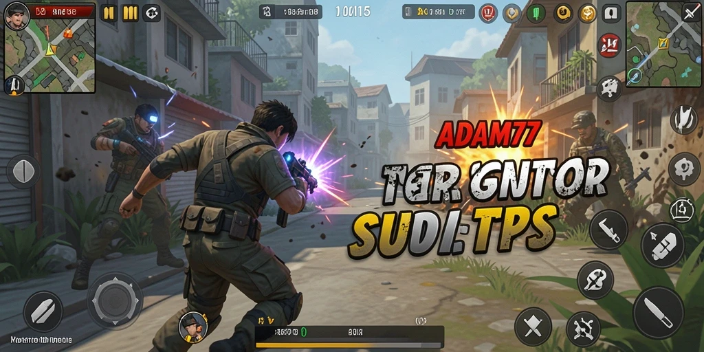 Tampilkan aksi mendebarkan dalam gameplay TPS ADAM77.
