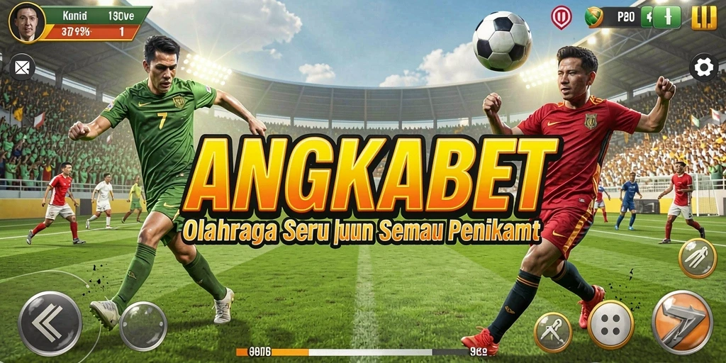 Tampilan gameplay menegangkan dari ANGKABET dengan berbagai olahraga seru.
