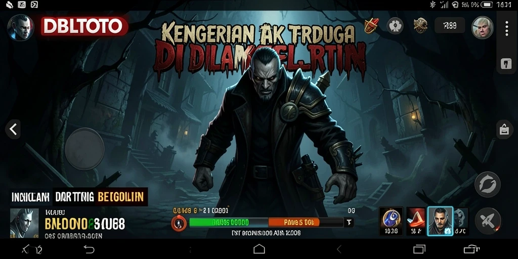 Tangkapan layar menampilkan adegan mengerikan dalam gameplay DBLTOTO.