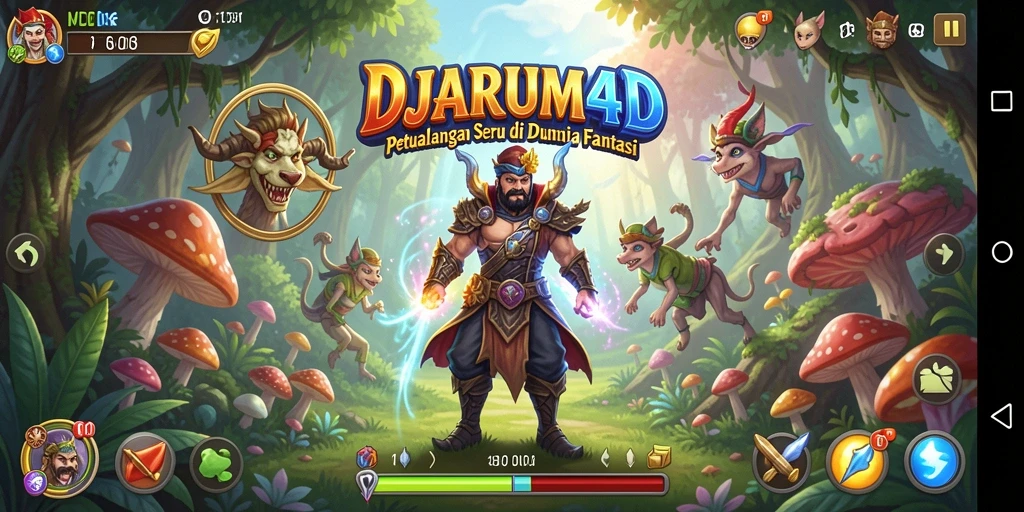 Tampilan gameplay petualangan yang menakjubkan dan mendalam di DJARUM4D.