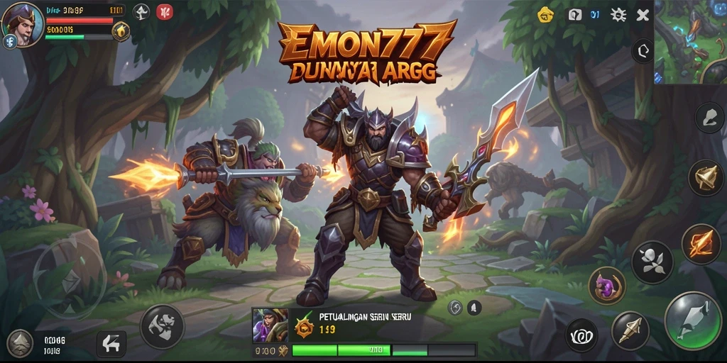 Tampilan menarik dari gameplay seru di EMON777.
