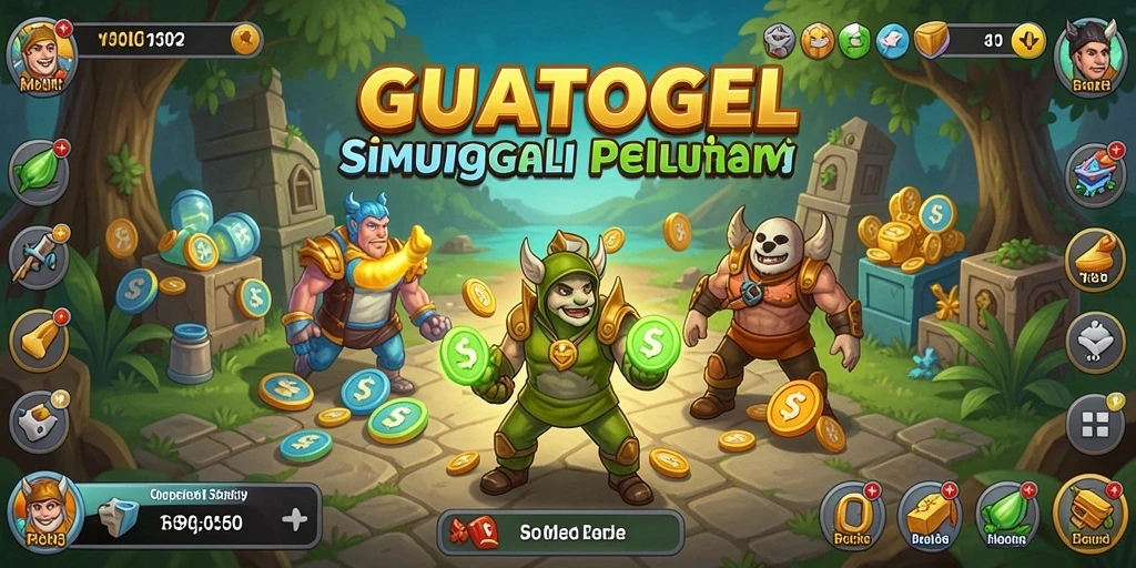 Tampilan screenshot GUATOGEL menampilkan strategi gameplay yang menarik dan interaktif.