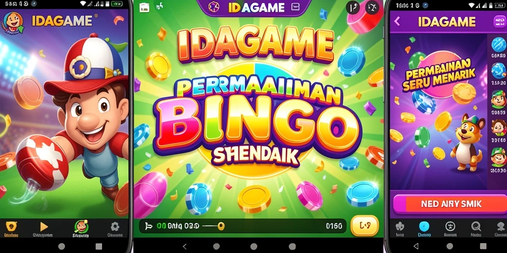 Tampilan gameplay Bingo yang seru dan interaktif di IDAGAME.