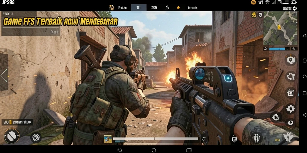 Tampilan gameplay JPS88 yang penuh aksi dan strategi dalam mode FPS.