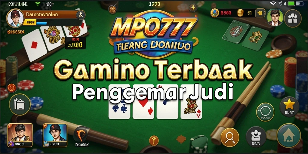 Tampilan menarik dari gameplay Domino dengan fitur interaktif.