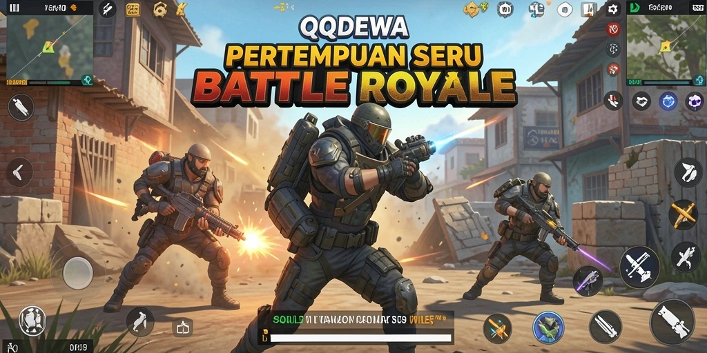 Gameplay menegangkan di medan perang <strong>QQDEWA</strong> yang penuh aksi.