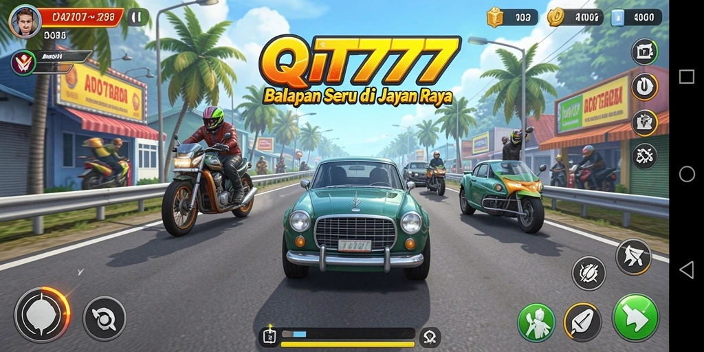 Gameplay seru balapan mobil di QT777 dengan grafis menakjubkan.