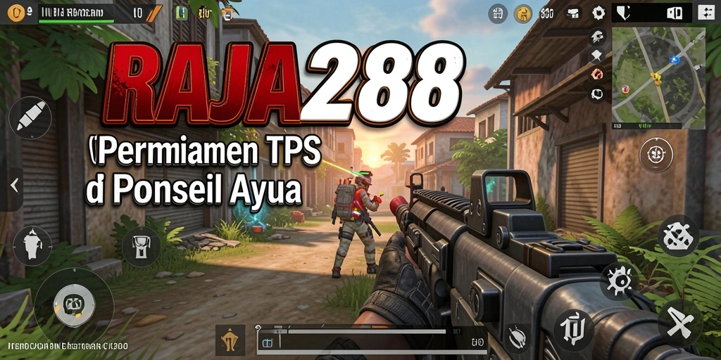 Tampilan gameplay menegangkan dari RAJA288 dengan aksi TPS yang seru.