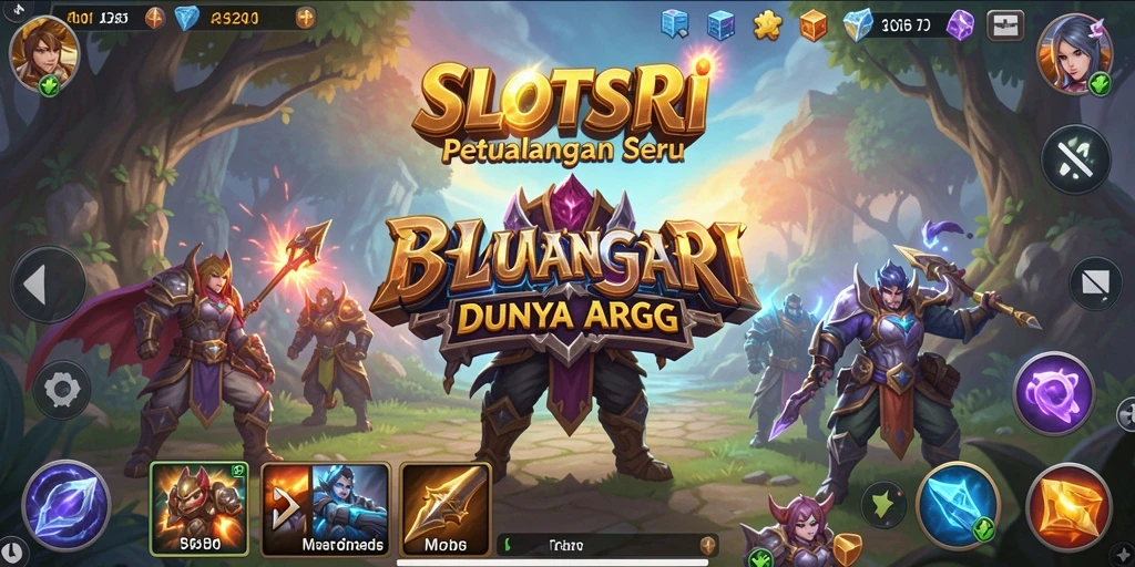 Screenshot gameplay ARPG SLOTSRI yang penuh aksi dan petualangan.