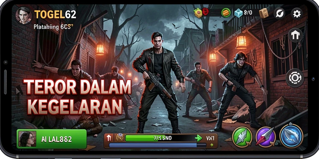 Screenshot menampilkan suasana mencekam TOGEL62.
