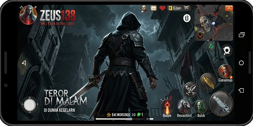 Gameplay menegangkan di dunia penuh kegelapan dalam ZEUS138.