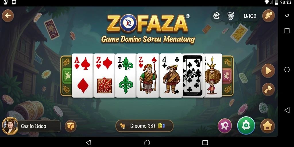 Menampilkan gameplay seru di ZOFAZA dengan teman-teman.